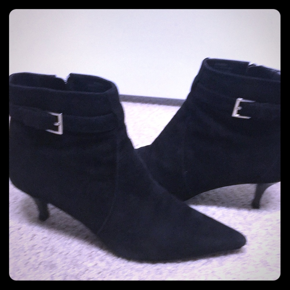 Black Suede Boots